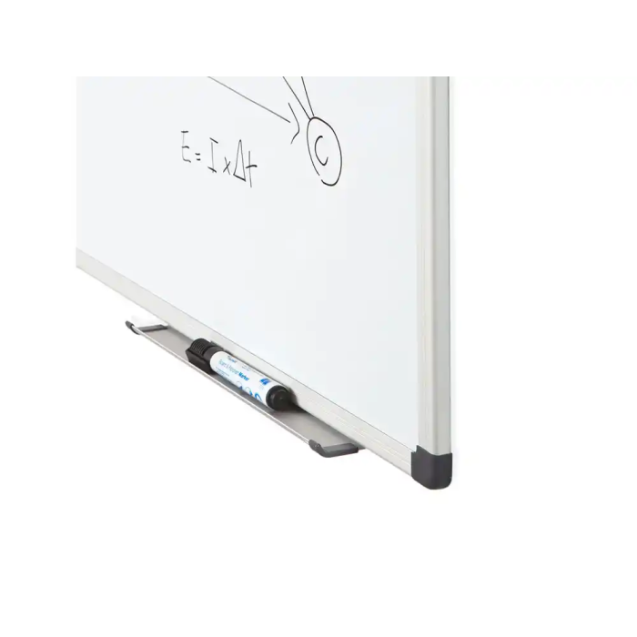 Rocada Pizarra Blanca Lacada Magnética Marco Aluminio Cantoneras 100x150 cm Uso Frecuente 2