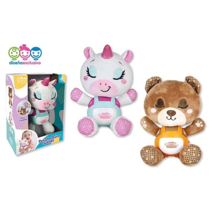 Peluche musical dulces sueños oso o unicornio 25cm - modelos surtidos 1 Peluche musical dulces sueños oso o unicornio 25cm - modelos surtidos 1