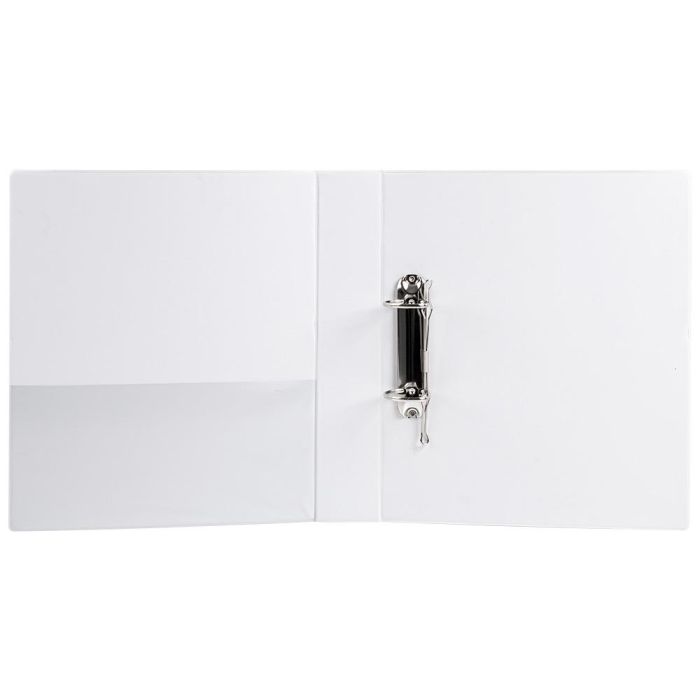 Carpeta Canguro 2 Anillas Mixtas 40 mm Liderpapel A4 Plastico Blanca 4