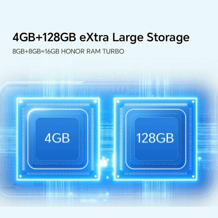Honor X6b Smartphone 6.56" Android 14, 4GB RAM, 128GB Almacenamiento, Cámara 50MP, Batería 5200mAh, Negro 7
