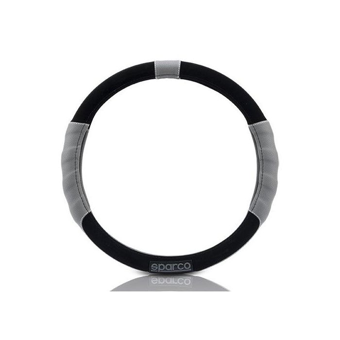 Spc SPC1108GR Funda Volante L-Sport Suede y PU Perforado Antideslizante, Máximo Agarre y Confort, 38 cm Universal Gris 1 Spc SPC1108GR Funda Volante L-Sport Suede y PU Perforado Antideslizante, Máximo Agarre y Confort, 38 cm Universal Gris 1
