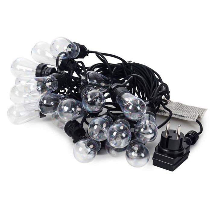 Guirnalda 20 leds uso interior/exterior ip44 luz cálida tipo vintage 12,5m 1 Guirnalda 20 leds uso interior/exterior ip44 luz cálida tipo vintage 12,5m 1