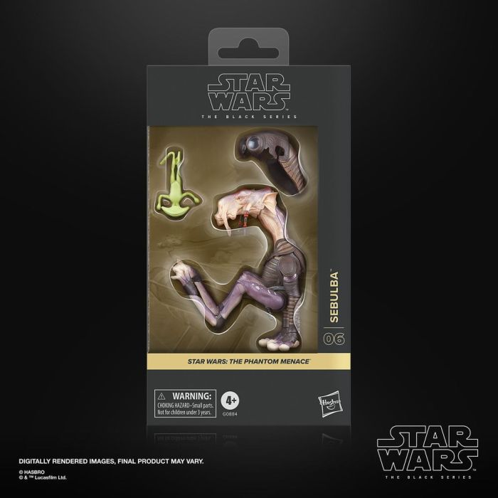 Hasbro Star Wars The Black Series Figura de Sebulba de La Amenaza Fantasma