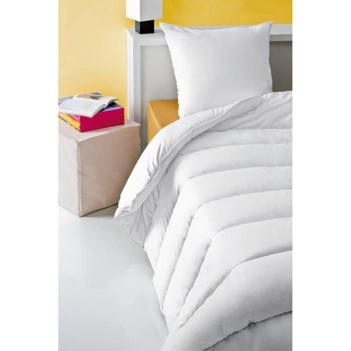 Edredón antiácaros - 220 x 240 cm - Cálido - 400 g/m² 2 personas - Blanco - ABEIL 2 Edredón antiácaros - 220 x 240 cm - Cálido - 400 g/m² 2 personas - Blanco - ABEIL 2