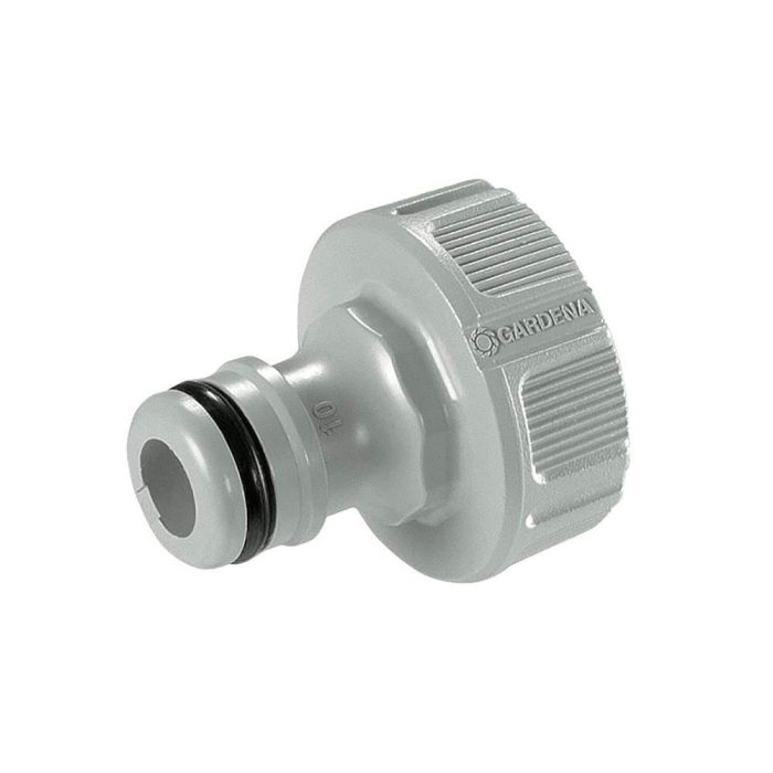 Gardena Adaptador macho 1/2" para grifo, rosca hembra 21mm, polipropileno, anti UV y anti hielo 0 Gardena Adaptador macho 1/2" para grifo, rosca hembra 21mm, polipropileno, anti UV y anti hielo 0