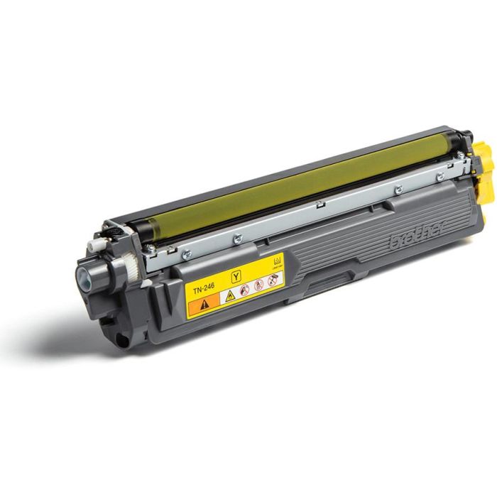 Brother TN-246Y Toner Amarillo Original para Impresora Láser, Rendimiento 2200 Páginas 1