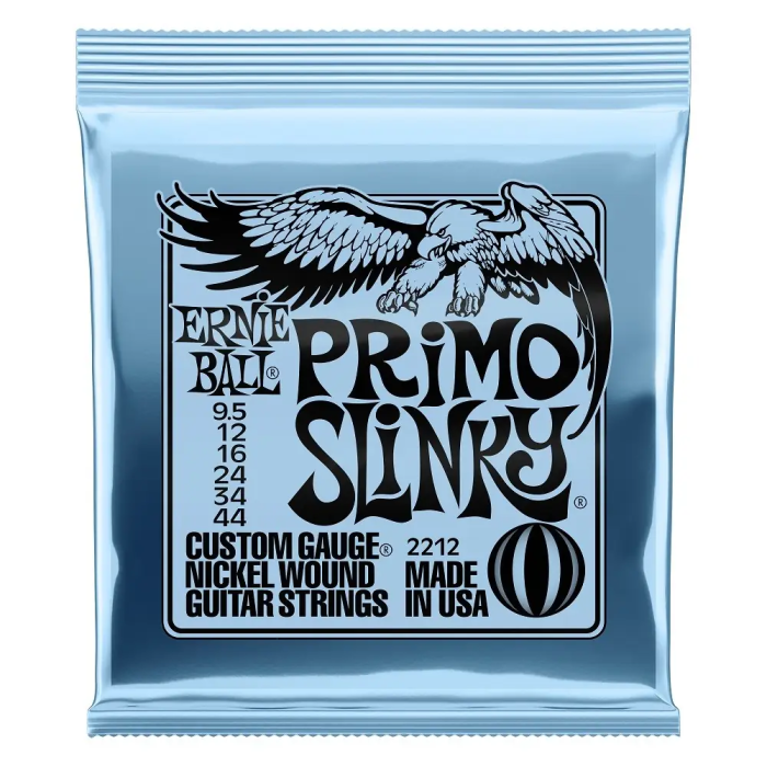 ERNIEBALL Juego Primo Slinky 9.5 - 44 Cuerdas de Guitarra Eléctrica 0 ERNIEBALL Juego Primo Slinky 9.5 - 44 Cuerdas de Guitarra Eléctrica 0