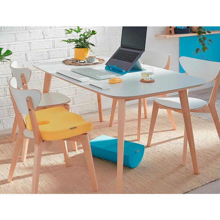 Reposapies De Escritorio Leitz Active Ergo Cosy Color Amarillo 260x140x405 mm 3