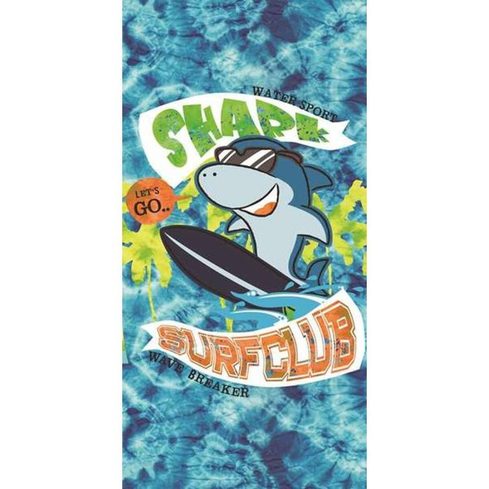 Toalla microfibra estampada sharklub 75x150 Toalla microfibra estampada sharklub 75x150