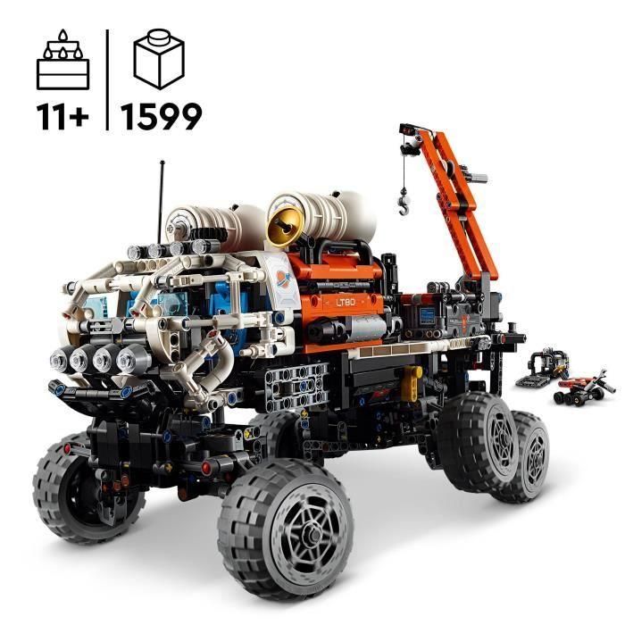 LEGO Technic 42180 Mars Manned Exploration Rover, juguete con temática espacial 1 LEGO Technic 42180 Mars Manned Exploration Rover, juguete con temática espacial 1