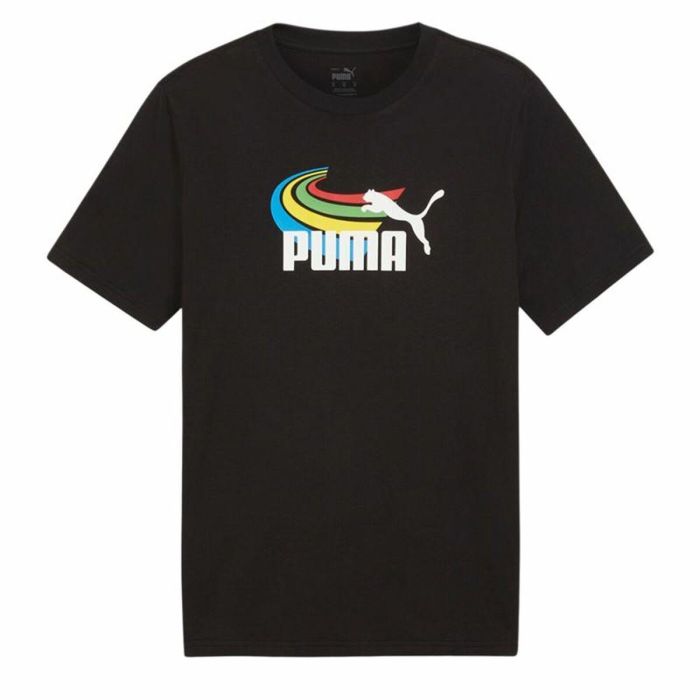 Camiseta de Manga Corta Hombre Puma GRAPHICS Summer Negro XL 2