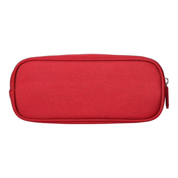 Estuche Portatodo Liderpapel Classic Ovalado 2 Cremalleras Con Bolsillo Delantero 210x90 mm Rojo 3