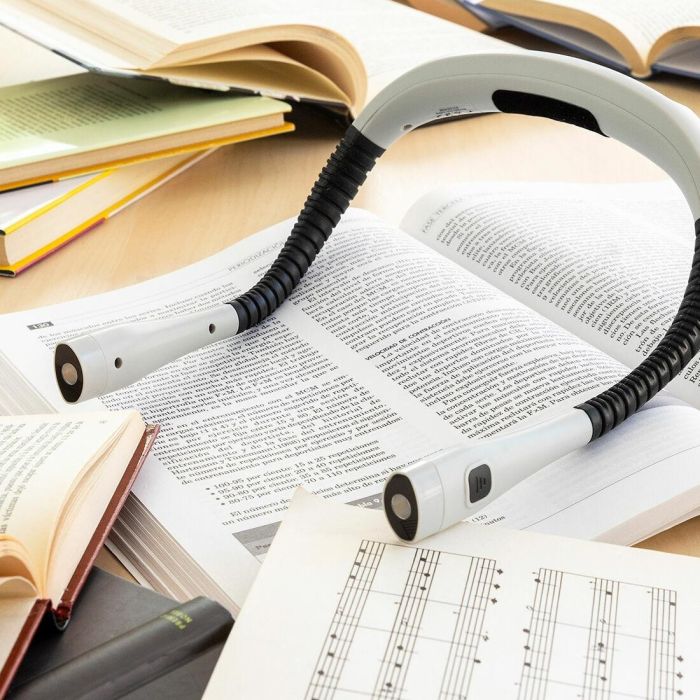 Luz de Lectura Recargable para Cuello Neddrer InnovaGoods 8 Luz de Lectura Recargable para Cuello Neddrer InnovaGoods 8