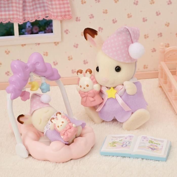 Las hermanas conejitas de chocolate: hora de dormir - SYLVANIAN FAMILIES - 5806 1