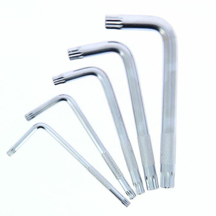 Precision Steel AUC1699444994944 - Juego de 5 Llaves XZN, Tamaños 5 a 12 0 Precision Steel AUC1699444994944 - Juego de 5 Llaves XZN, Tamaños 5 a 12 0
