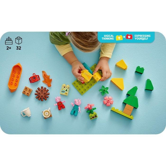 LEGO DUPLO 10452 Excursión Campestre de Peppa Pig y Papá Pig Set de Construcción para Preescolares con Tienda y Canoa 6 LEGO DUPLO 10452 Excursión Campestre de Peppa Pig y Papá Pig Set de Construcción para Preescolares con Tienda y Canoa 6