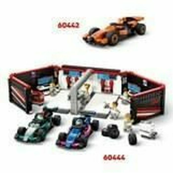 LEGO 60443 City Set de Construcción Parada en Boxes de F1 con Coche Ferrari Juguete para Niños 6+ Años 4