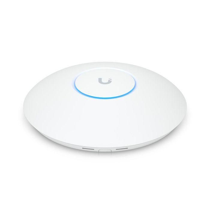 Ubiquiti WiFi 7 AP, 6 GHz, 8 spatial streams, 2.5 GbE RJ45 port, PoE+, 44-57V DC, polycarbonate, aluminum, white 5