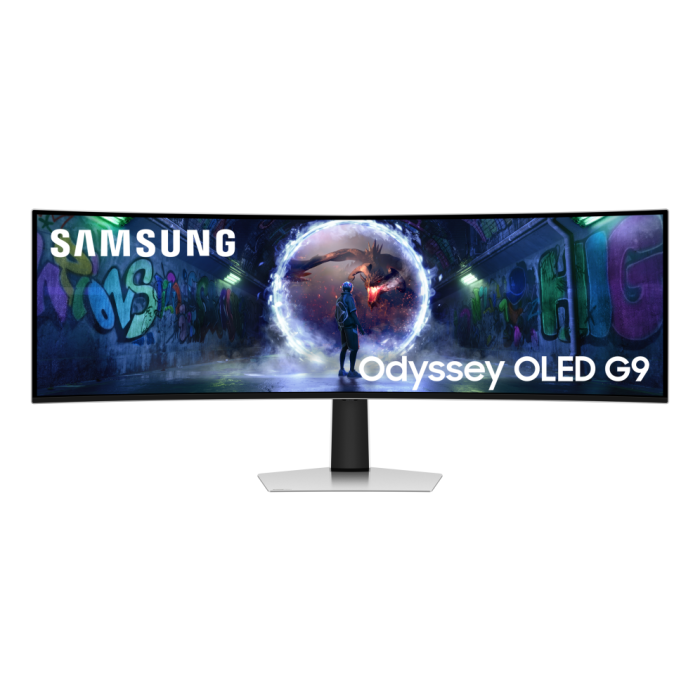 Samsung Monitor Gaming Odyssey OLED G9 S49DG934SU 49" Smart Curvo Ultrapanorámico, Dual QHD 5120x1440, 240Hz, 0.03ms, OLED, G-Sync/FreeSync Premium Pro, Ajustable en Altura Samsung Monitor Gaming Odyssey OLED G9 S49DG934SU 49" Smart Curvo Ultrapanorámico, Dual QHD 5120x1440, 240Hz, 0.03ms, OLED, G-Sync/FreeSync Premium Pro, Ajustable en Altura