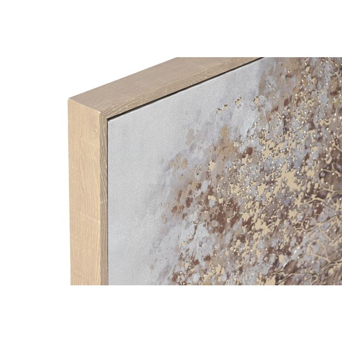 Cuadro Cottage DKD Home Decor Dorado Gris 3.8 x 60 x 119.5 cm (2 Unidades) 1