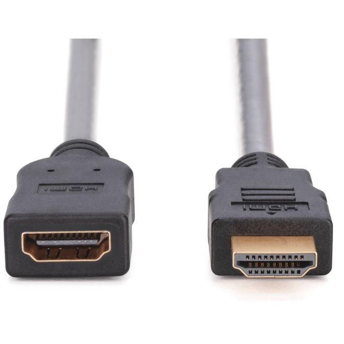 DIGITUS HDMI Verlängerungskabel m. Ethernet 4K 2m schwarz 2