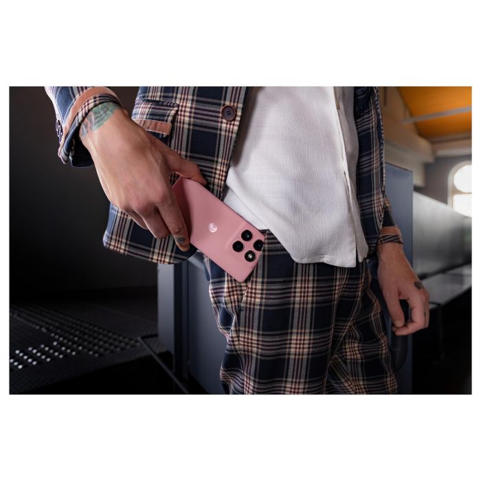 Motorola Edge 60 Fusion Smartphone 5G - 6.67" Pantalla Super HD 120Hz, 256GB Almacenamiento, 8GB RAM, Cámara 50MP, Carga TurboPower 68W, Batería 5200 mAh, Android 15, Color Turquesa