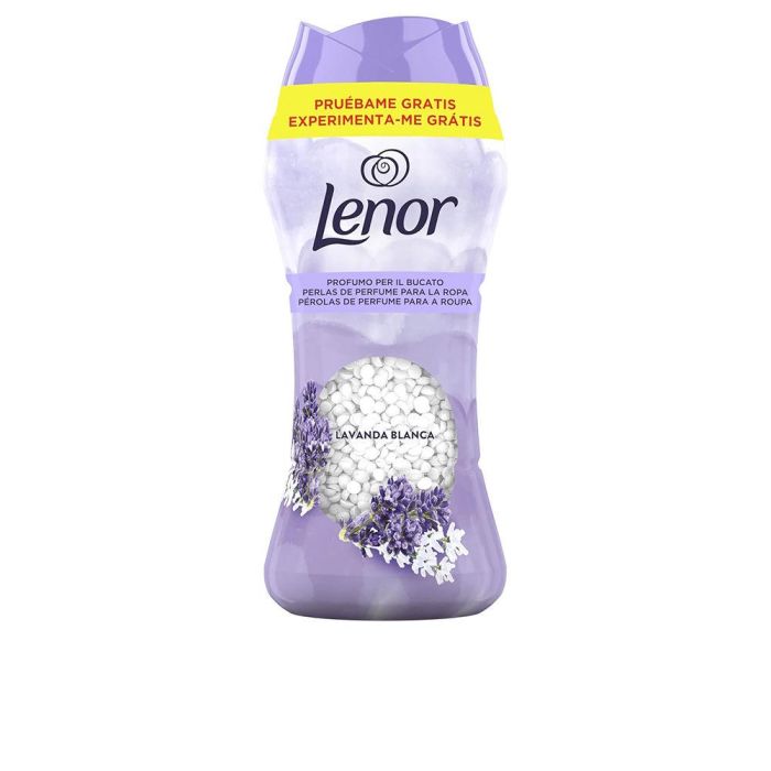Lenor Unstoppables Suavizante Ropa Perlas Perfume #Lavanda Blanca 195 gr