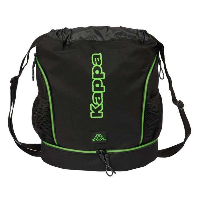 Mochila Saco Infantil Kappa Black Negro 35 x 40 x 1 cm 0 Mochila Saco Infantil Kappa Black Negro 35 x 40 x 1 cm 0