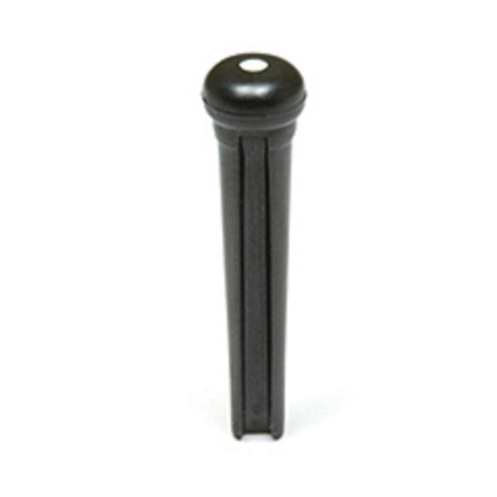 Graphtech Tusq Bridge Pins Martin Style 2Mm Black / White Dot (6 Pcs)