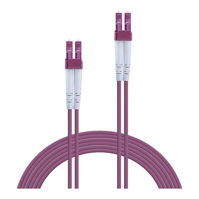 LINDY LWL-Duplexkabel LC/LC OM4 5m 50/125µm Multimode Cable de Fibra Óptica