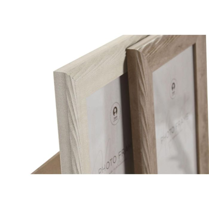Marco de Fotos Home ESPRIT Beige Natural Cristal Poliestireno Urbano (4 Unidades) 2 Marco de Fotos Home ESPRIT Beige Natural Cristal Poliestireno Urbano (4 Unidades) 2