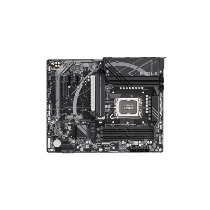 GIGABYTE Z790 EAGLE Placa base - Compatible con procesadores Intel Core de 14ª generación, VRM de 12+1+1 fases, hasta 7600 MHz DDR5 (OC), 3xPCIe 4.0 M.2, LAN 2,5 GbE, USB 3.2 Gen 2 3 GIGABYTE Z790 EAGLE Placa base - Compatible con procesadores Intel Core de 14ª generación, VRM de 12+1+1 fases, hasta 7600 MHz DDR5 (OC), 3xPCIe 4.0 M.2, LAN 2,5 GbE, USB 3.2 Gen 2 3