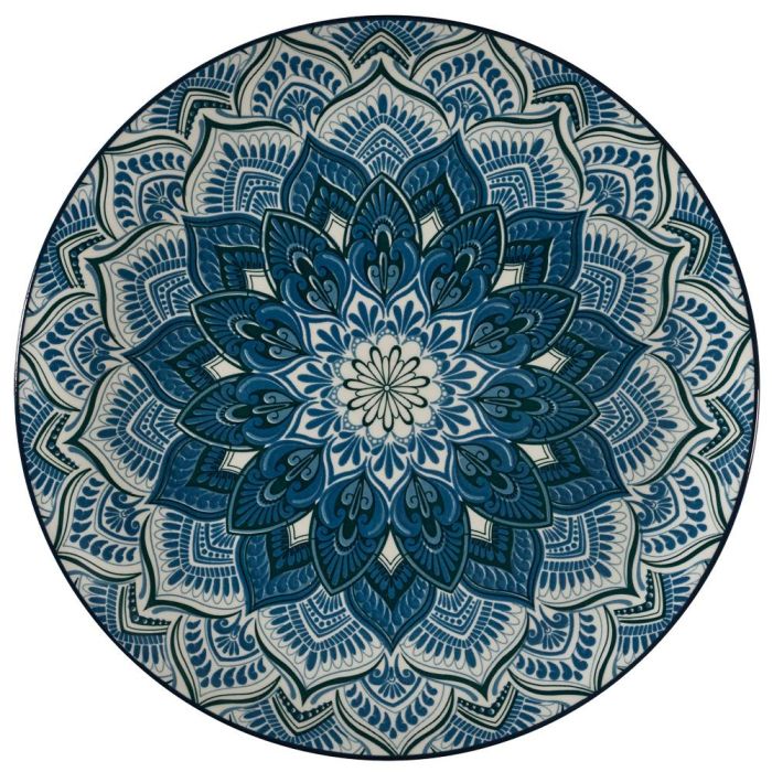 Vajilla 12 Piezas Mandala Azul Home Deco Factory 3 Vajilla 12 Piezas Mandala Azul Home Deco Factory 3