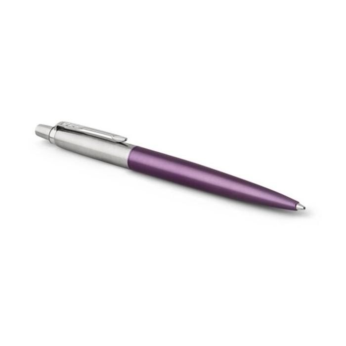 Parker Jotter Core Bolígrafo Victoria Violeta Ct con Clip de Acero Inoxidable 2