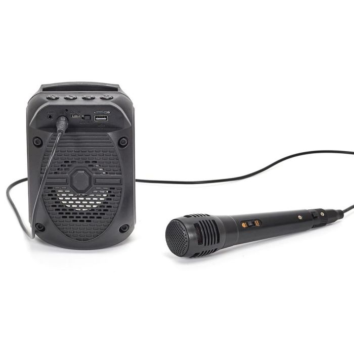 Be Mix Altavoz Con Micrófono Karaoke 5W Bluetooth, Luminoso con Cambio de Color, Lector Micro SD y USB 2 Be Mix Altavoz Con Micrófono Karaoke 5W Bluetooth, Luminoso con Cambio de Color, Lector Micro SD y USB 2