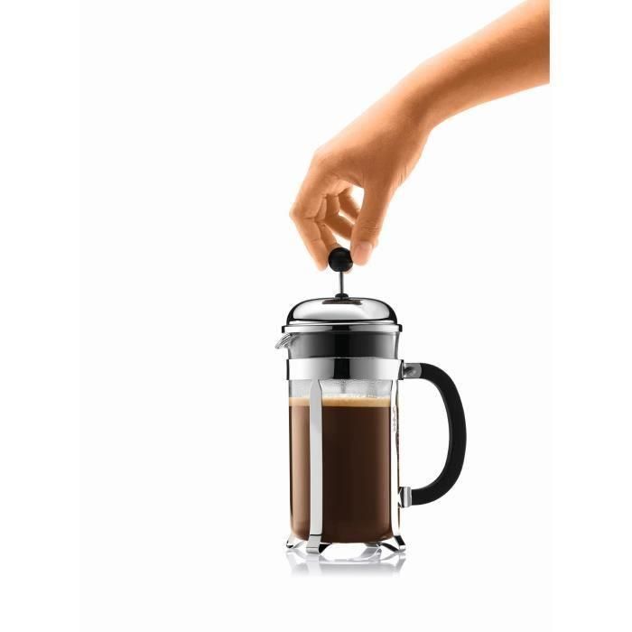 Chambord - cafetera de pistón Bodum, 12 tazas, 1.5 l, acero inoxidable 5 Chambord - cafetera de pistón Bodum, 12 tazas, 1.5 l, acero inoxidable 5