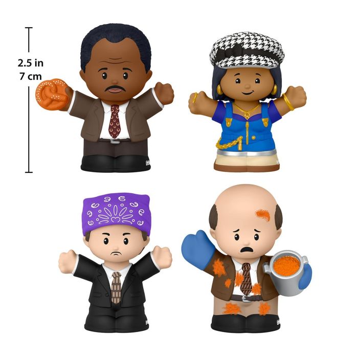 Pack 4 Figuras The Office Hvg56 Little People