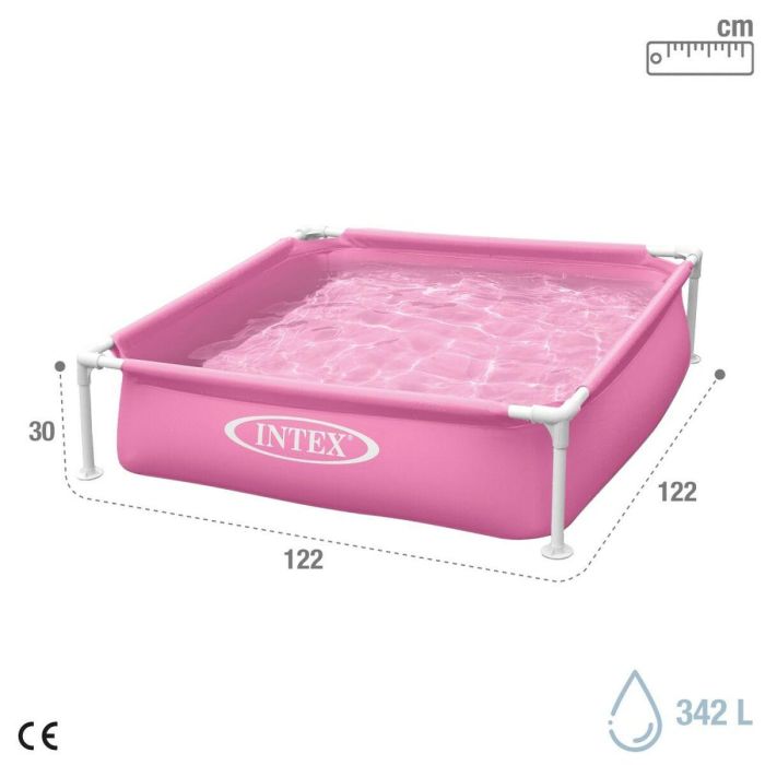 Piscina Desmontable Intex 342 L 122 x 30 x 122 cm Rosa (3 Unidades) 3