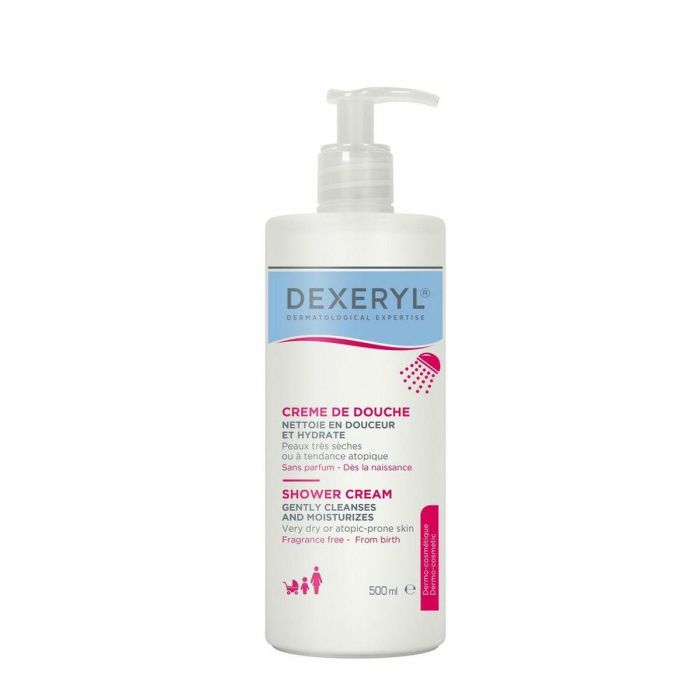 Dexeryl SHOWER Crema de Ducha Hidratante Piel Muy Seca Atópica, Bebés, Niños y Adultos, Sin Jabón ni Fragancia 500 ml Dexeryl SHOWER Crema de Ducha Hidratante Piel Muy Seca Atópica, Bebés, Niños y Adultos, Sin Jabón ni Fragancia 500 ml