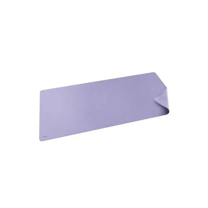 Trust Alfombrilla Benya XXL 2 x 430 x 900mm Púrpura para Escritorio de Cuero Vegano Superficie Amplia
