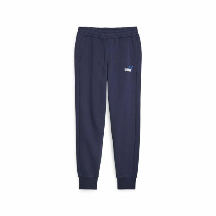 Pantalón de Chándal para Adultos Puma Ess+ 2 Col LogonT Azul marino Hombre Pantalón de Chándal para Adultos Puma Ess+ 2 Col LogonT Azul marino Hombre