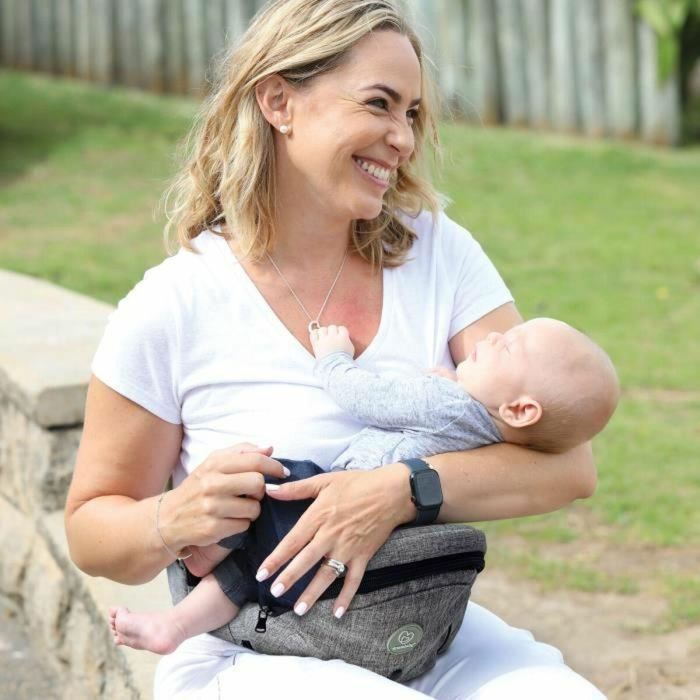 Dreambaby Asiento de Cadera Portabebés Up & Go Gris DRE9312742424718 1