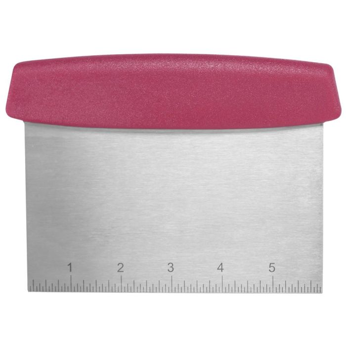 Lily Cook Rasqueta Cortador de Masa con Lámina de Acero Inoxidable y Divisiones Numéricas, 17x12 cm 6