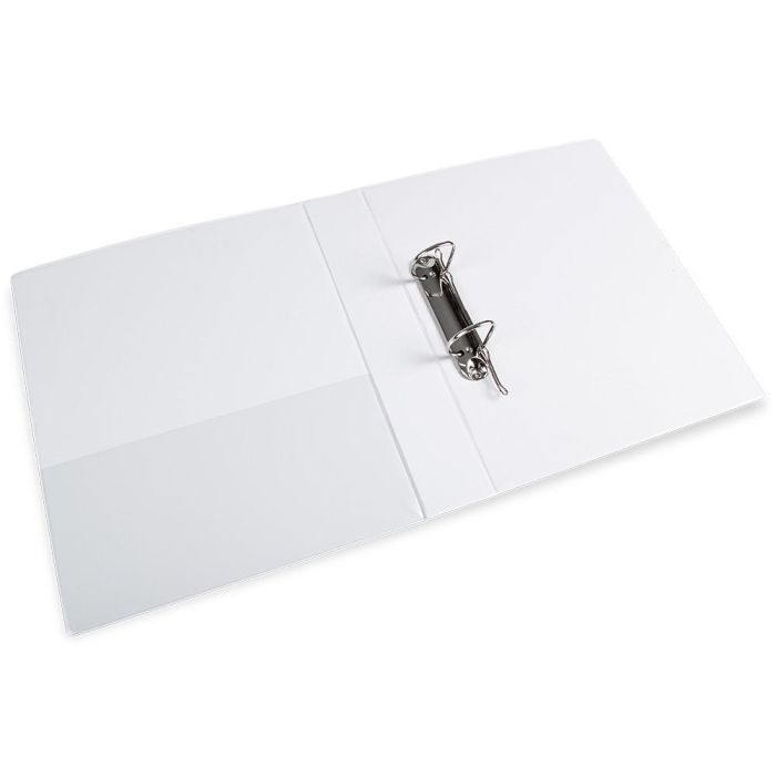 Carpeta Canguro 2 Anillas Mixtas 40 mm Liderpapel A4 Plastico Blanca 9