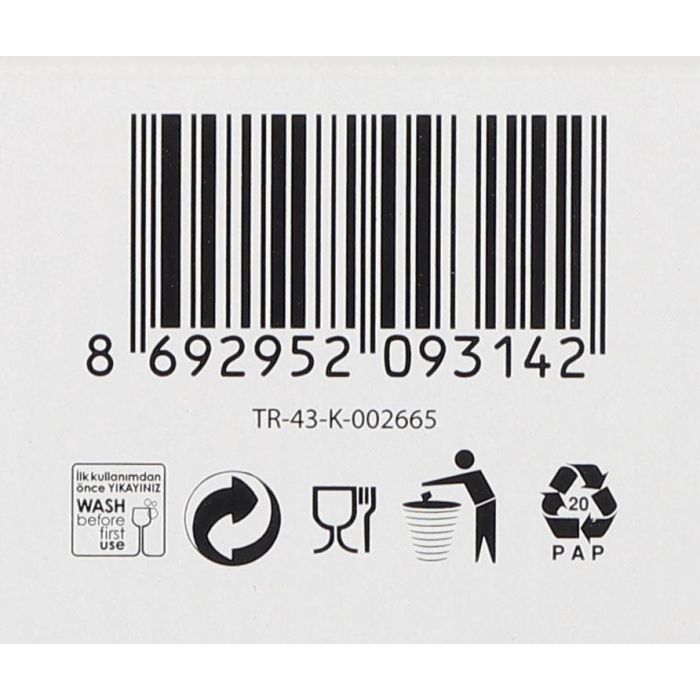 Lav Set 6 Tazas con Asa 95 cc Espresso | Material Cerámica | Colección Taza Lav | Medidas 8x6.5x6.5 cm (12 Cajas)