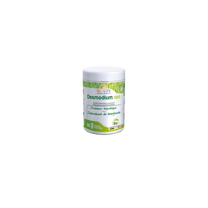 BE-LIFE Desmodium 1000 mg 90 Cápsulas Complemento Hepático con Extracto Bio Concentrado