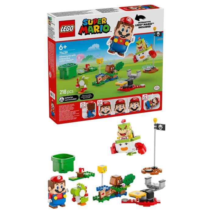 LEGO 71439 Las aventuras de LEGO Mario Interactive - Set de vehículo y Yoshi 4