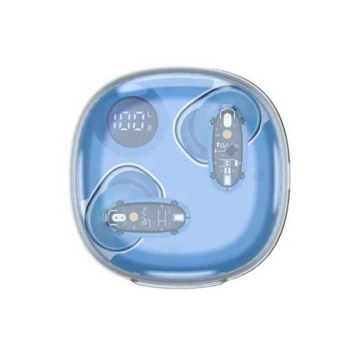 Mars Gaming Auriculares Bluetooth MHIB2BL con Estuche de Carga, Bluetooth 5.4, 24h Autonomía, Color Azul 4