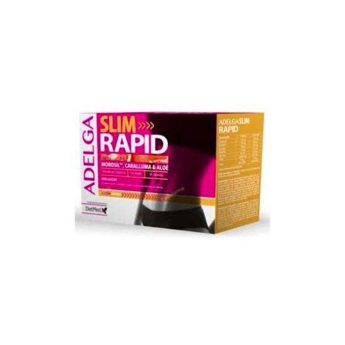 Dietmed Adelgaslim Rapid 60 Cápsulas - Guaraná, Caralluma y Morosil para el Control de Peso