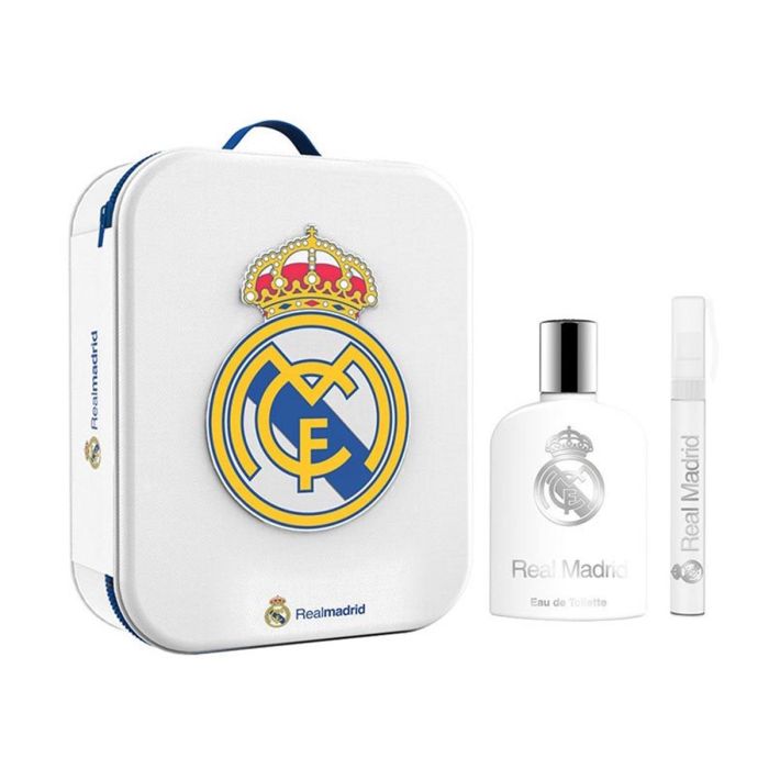 REAL MADRID Eau de Toilette para Niños 100 ml + Roll-on + Maleta